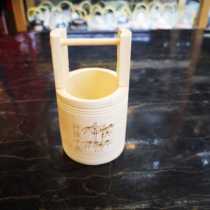 Real-time Japanese Sushi Sashimi decoration dry ice bamboo small bucket embellishment creative ornaments 12