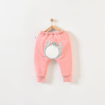 Male baby cotton pants wear girls casual pants sweatpants baby pants thick warm autumn and winter cotton trousers