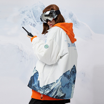 PCMY Zhangyun Lei Tongfu Cotton Clothing Tide Card Snowy Mountain Goat Velvet Cotton Clothes Loose Casual Port Wind Warm And Thick Coat