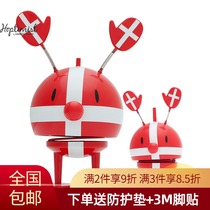 Danish Hoptimist Rooligan Viking ornaments Spring people jump people Car ornaments