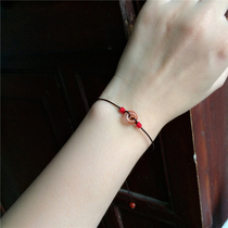 Acacia buckle natural South Red safety buckle bracelet anklet men and womens evil-fighting transport jade jewelry