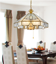 Kasai Loo Full Copper Restaurant Chandelier Pure Copper Bedroom Bookroom Chandelier Entrance Genguan Corridor Tea Room Single Chandelier Eurostyle