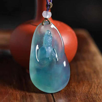 (Mao goods do not support return) high-end Jade field area direct supply ice species Enlightenment pendant floating green pendant