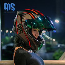 Ai Shi men and women safety head hat electric motorcycle helmet full helmet battery car Four Seasons locomotive Bluetooth head gray summer