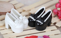 SD Doll BJD Doll 1 4 Women in Black and White High heel Stream Shoe