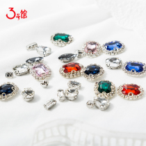 Diamond ornaments glass hand-stitched clothes claw drill hand-stitched stone clothing DIY rhinestone material accessories