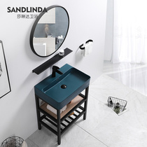 Personality Nordic small-sized bathroom cabinet sink sink basin cabinet combination toilet washbasin washbasin cabinet