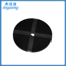 3D printer accessories 2GT-6MM timing belt PU steel wire belt black conveyor belt contains steel wire