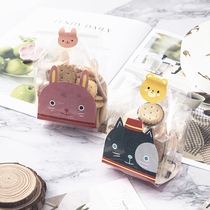 4 New Year Bull Rolling Sugar Snowflake Ghee Bags Cookie Candy Bag Cartoon Panda Rabbit Baking Bag