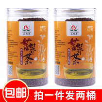 Tartary Buckwheat Tea Yongxufeng Tartary Buckwheat Tea 500g X 2 buckets Set Buckwheat Tea Yongxufeng Black Tartary buckwheat A total of 1000g