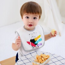 Baby saliva towel bib waterproof eating pure cotton baby bib female newborn infant anti-vomiting milk children boys