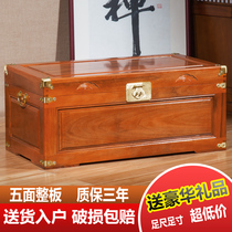 Camphor wood box wedding box dowry full camphor wood calligraphy and painting box wooden box storage box solid wood clothing box antique wooden box