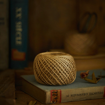 Hemp rope Twine vintage decorative rope around the bottle DIY hand woven binding rope tag net rope Photography props