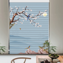 Shangri-La blinds Roller blinds Living room balcony Bathroom bathroom Waterproof non-perforated shading sunshade