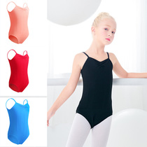 Childrens dance suit Girls Summer harness Practice Utilita Vest Pure Cotton China Ballet Dancer Dancing Tandem