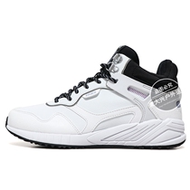 361 sports shoes womens autumn and winter 2020 new 361 degrees plus velvet plus wool warm cotton shoes womens casual high-top board shoes