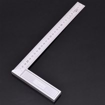 Dewes Angle Ruler Tool Square Straight Ruler Aluminum Alloy Angle Ruler Steel Ruler Measuring Ruler Woodworking Decoration Stainless Steel Plate Ruler