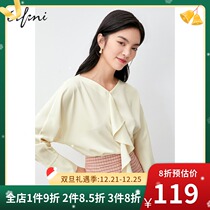 Eveli 2021 New temperament thin chiffon shirt women casual loose shirt shirt women 1B2320191