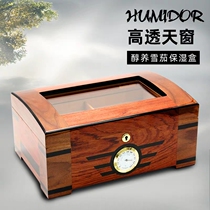 Lafoli Humidor Professional constant humidity moisturizing paint Solid wood sealed large box Cedar wood Cuban cigar moisturizing box