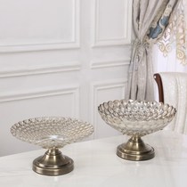 European fruit plate Household coffee table Living room creative candy plate Dining table Snack dried fruit plate Home decoration ornaments