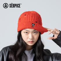 Hat Children's Fashionable Pentecraft Fashionable Pentacle Flat Flat Face Little Red Bucket Fisherman Hat in Fall and Winter 2021