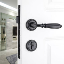 Taiwan Ythyme American Door Lock Black Indoor European Style Room Door Lock Nordic Mute Bedroom Door Lock Home Lock