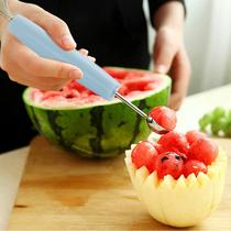 Stainless steel fruit digger Cut watermelon fruit ball digger Ice cream round spoon Cut fruit split carving knife