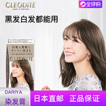 Direct mail Japan DARIYA Taliya women a small amount of white hair dye hair dye color dye paste gray brown chestnut brown tea color popular