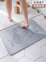 Bathroom Dialgae Mat Mat Water Suction Plate Dry Toilet Anti-slip Mat Toilet Entrance Dialgae Soil Pad