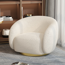 Light luxury single sofa chair leisure Net red chair living room Nordic single chair bedroom simple balcony lazy sofa