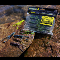 Elitelure Elite Soft Bait Black Pit Black Pit Sporting BASS Floating Shrimp Ned Fishing Group Texas Soft Bug