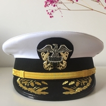 US Navy cap US Marine Corps white hat navy dress hat air force big cap man