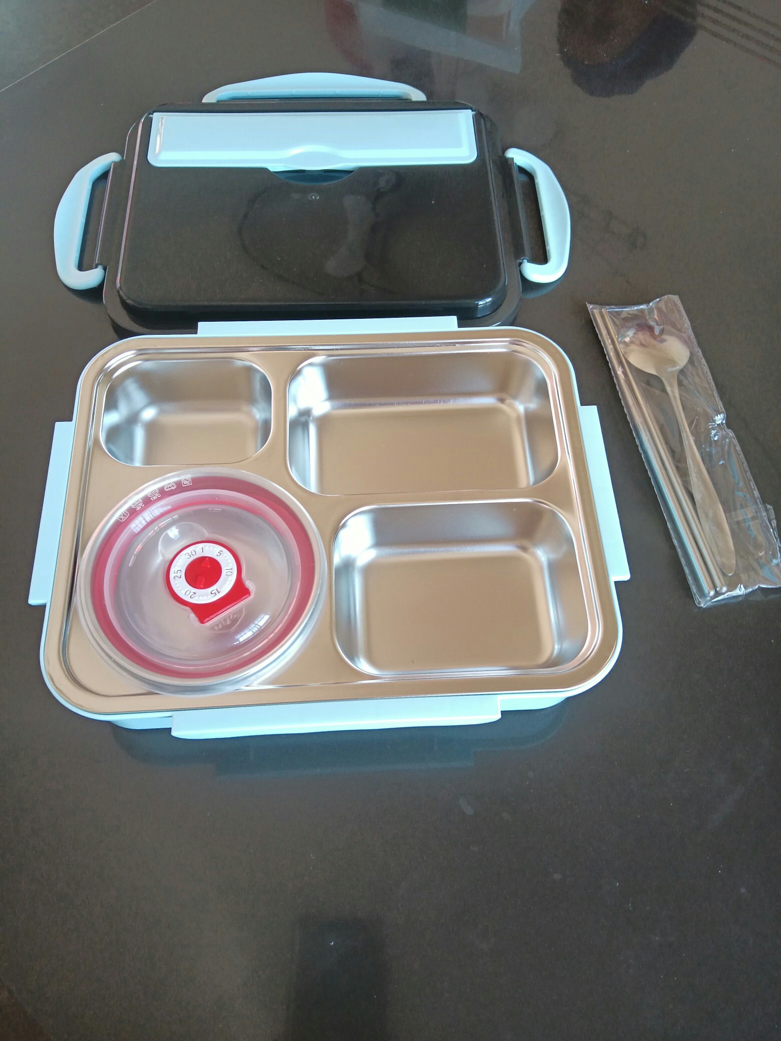 小学生饭盒学生专用易清洗儿童餐盒午餐分格密封保温不锈钢便当盒