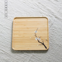 Small tea tray Home minimalist Japanese style tea Tootto mini dry tea table utility-made tea with bamboo rectangular tray tea sea