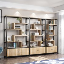 Modern minimalist bookshelf shelf partition screen flower stand Boguze wine cabinet display rack simple porch display rack