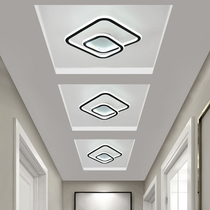 Aisle light corridor light walkway light rear light rear modern minimalist into the house light Guan Guan Lights Extremely Minimalist Light Lavish Hall Light Drum Spotlight