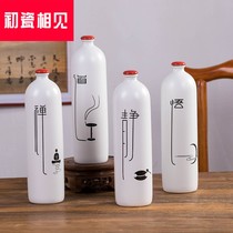 First porcelain phase See a catty wine bottle Ceramic Ancient Wind Creativity White Wine Empty Bottle Home Delivery Imitation Ancient Storage Wine Jar