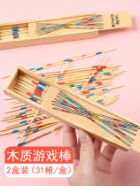 Nostalgic childrens stretching gold clamp stick in the 80s 70 childrens traditional toy bowl shrinks after 90