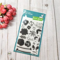 LAWN FAWN The wonderful flower Fab Flowers import transparent seal and chomoto