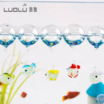 Glass decoration pendant Glass handicraft decoration Glass float seagull bird fish tank Aquarium decoration