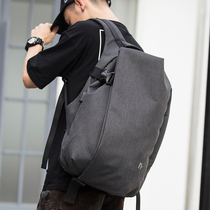 Tide brand mens backpack large-capacity travel backpack fashion functional wind trend college student schoolbag simple computer bag