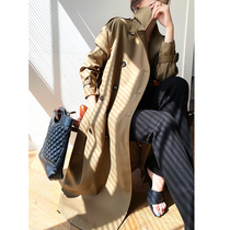 Herben Windsurren 2020 New Fall Fall Sensation Temperament high-end Inn Wind Atmospheric Medium Long Jacket Tide