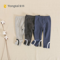 Tong Tai spring girls spring trousers bottoming casual pants baby girls childrens clothing 1-5 years old