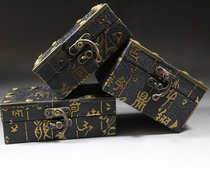 Custom seal brocade box Leather box Jewelry box Porcelain packaging gift box Shoushan Stone seal material mud box