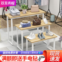 Display cabinet Display cabinet Assembly table combination high and low flower stand booth Supermarket shoe shelf Cosmetics island cabinet