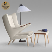 Ge You recliner comfortable recliner single sofa lazy chair reading lounge chair pregnant woman living room bedroom Nordic chair