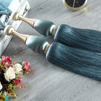 Curtain strap a pair of European high-grade tassel hanging ball creative tie tie-up home curtain clip tie rope