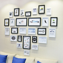 Photo wall ins photo frame hanging wall stickers non-punching creative simple modern wall decoration 7 inch diy self-adhesive Group