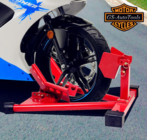 Front wheel parking frame Parking frame repair frame Support frame Bracket Lifting frame display frame Motorcycle repair tools