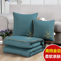 Car pure cotton holding pillow quilted with new holding pillows to be thickened in winter to increase upscale car holding pillows rear net red